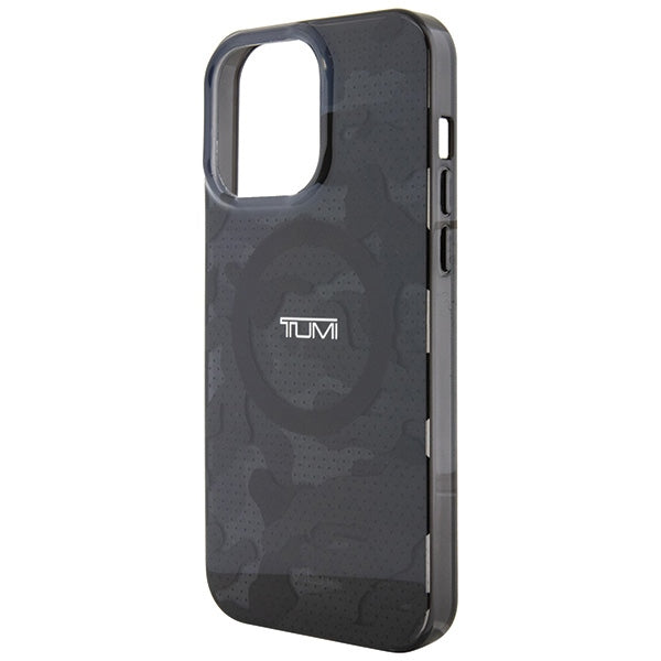 Твърд калъф Tumi TUHMP15XDLCAG Camo Print MagSafe за iPhone 15 Pro Max6.7", сив