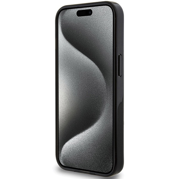 Твърд калъф Tumi TUHMP15SSSFC Transparent Ring Stand MagSafe за iPhone 15 / 14 6.1", бял