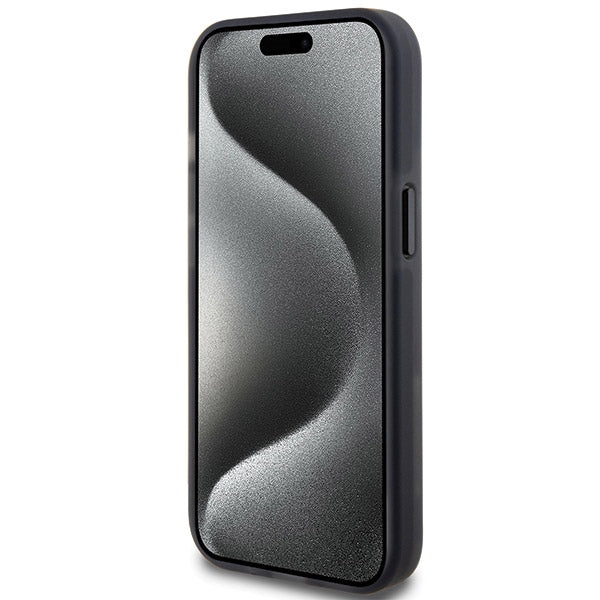 Твърд калъф Tumi TUHMP15STCAMK MagSafe Frosted Camo Print за iPhone 15 / 14 / 13 6.1", черен