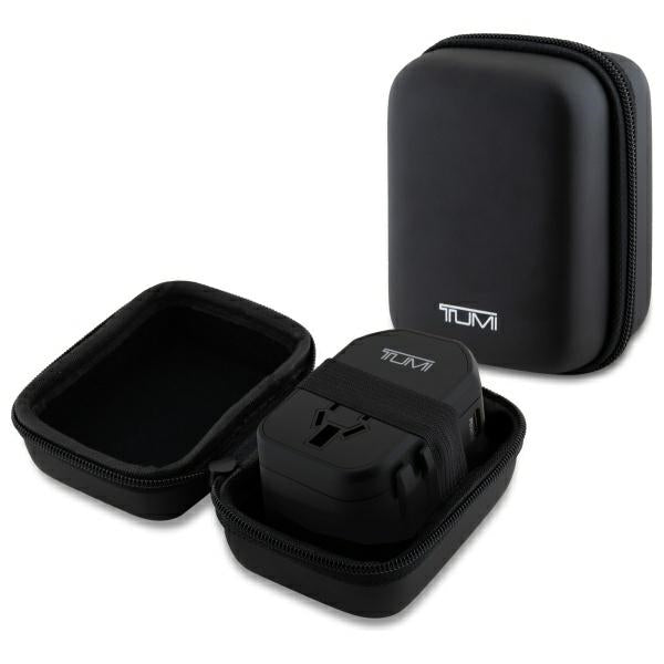 Зарядно TUMI TUTA20WMSLK Travel Adapter 20W USB-C / 2xUSB-A, черно