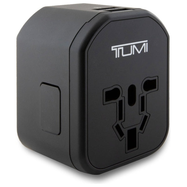 Зарядно TUMI TUTA20WMSLK Travel Adapter 20W USB-C / 2xUSB-A, черно