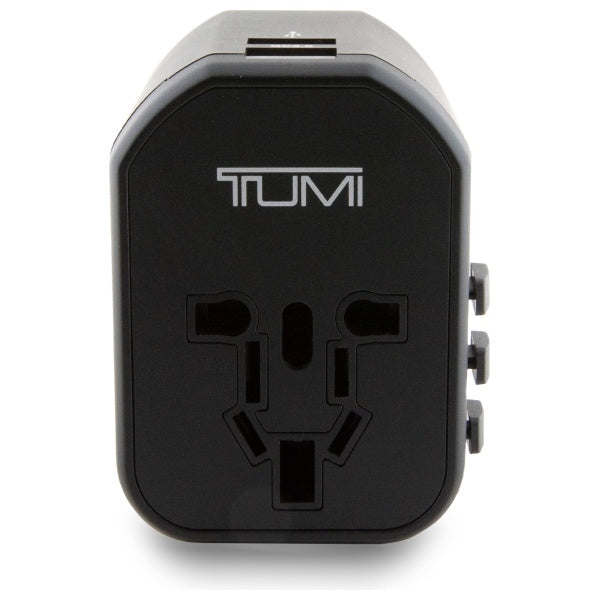 Зарядно TUMI TUTA20WMSLK Travel Adapter 20W USB-C / 2xUSB-A, черно