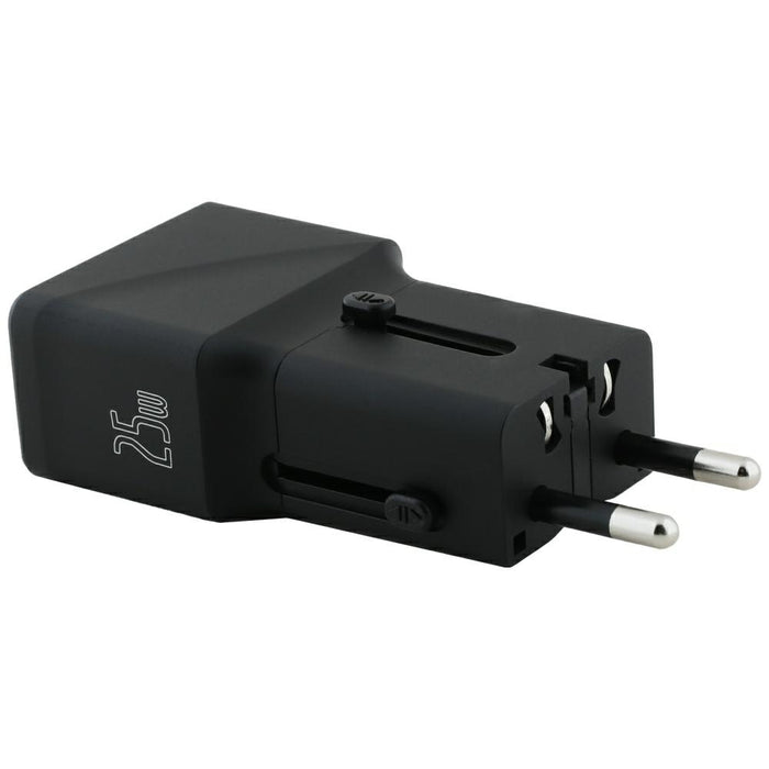 Зарядно TUMI Travel Adapter 25W + кабел, черно