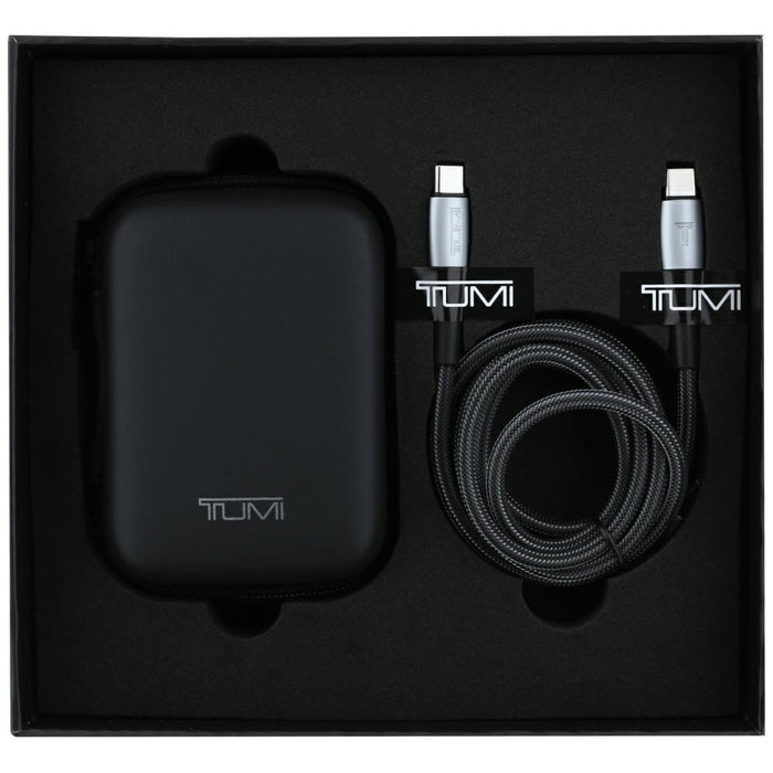Зарядно TUMI Travel Adapter 25W + кабел, черно