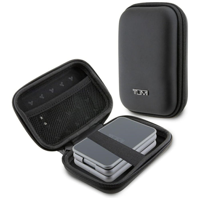 Индукционно зарядно TUMI 3в1 15W със сив калъф