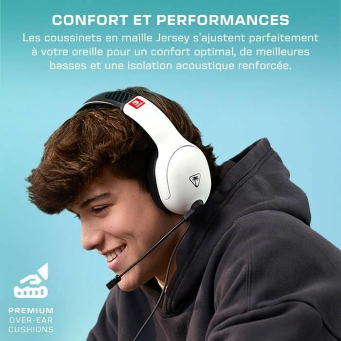 Слушалки Turtle Beach Airlite Fit Бял/Черен