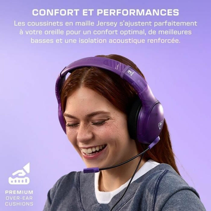 Слушалки Turtle Beach Airlite Fit Лилав