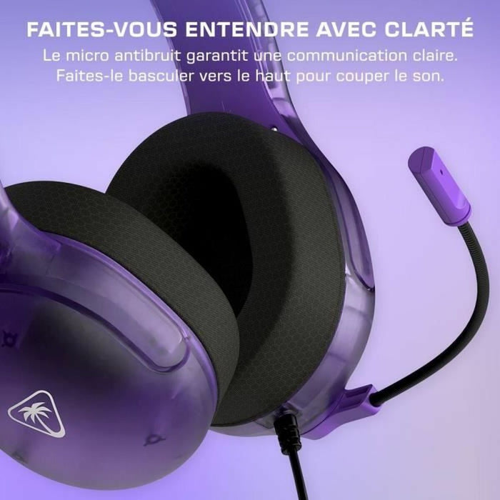 Слушалки Turtle Beach Airlite Fit Лилав