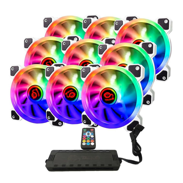 Вентилатор за кутия Talius IRIS SPECTRUM ARGB/CRONOS Ø 12 cm