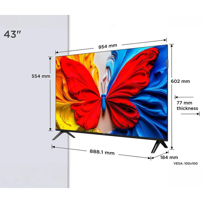 Телевизор TCL 43S5K , 108 см, 1920x1080 FULL HD , 43 inch, Android , LED , Smart TV