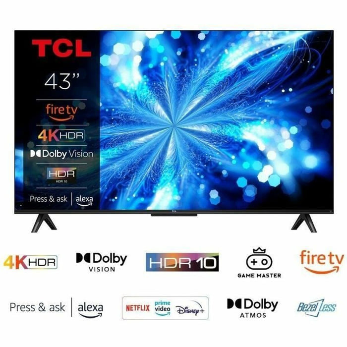 Смарт телевизор TCL TCL 43PF650 43" 4K Ultra HD LED HDR D-LED