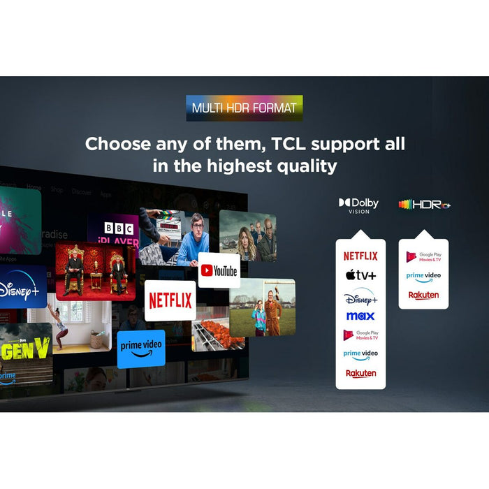 Смарт телевизор TCL 55V6C 4K Ultra HD 55" HDR D-LED HDR10 Direct-LED Dolby Vision