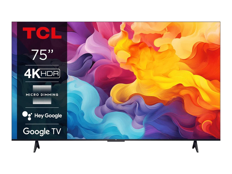 TCL 75V6B Телевизор 190,5 cm (75") 4K Ultra HD Smart TV Wi-Fi Черен