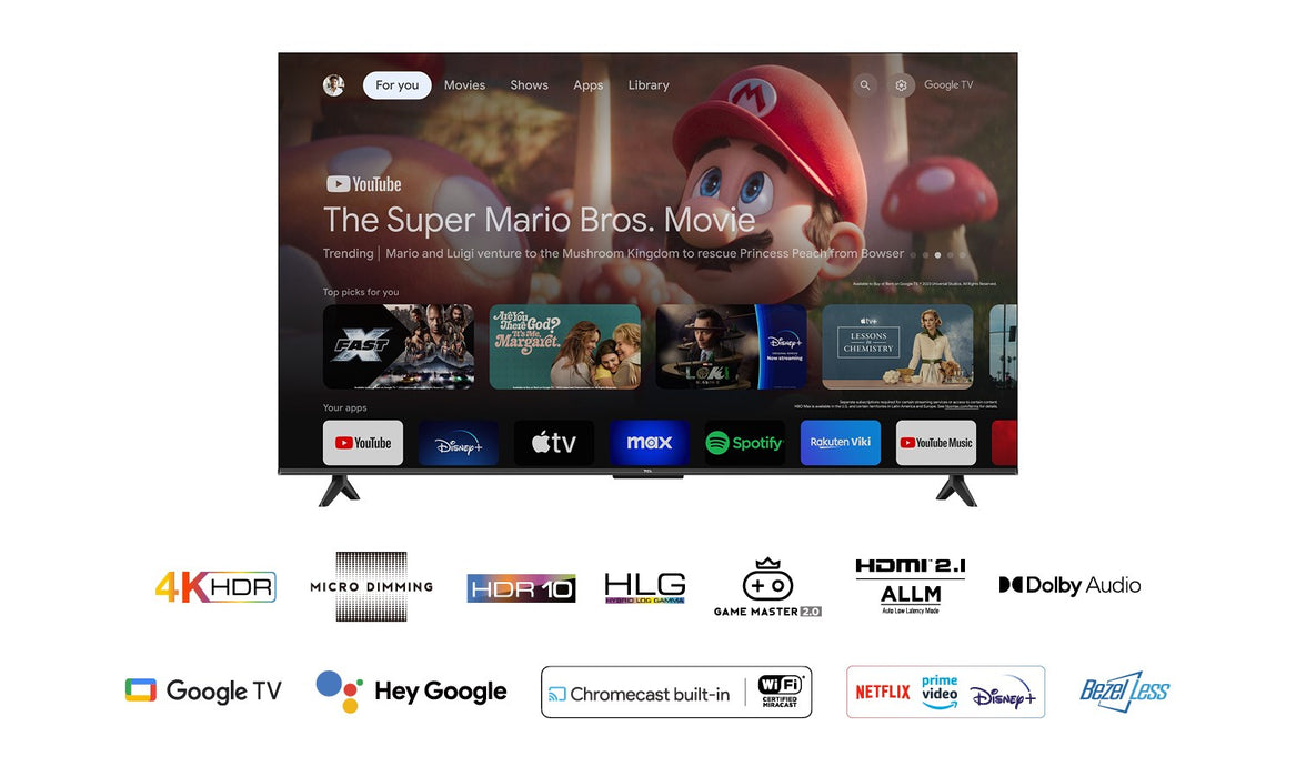 TCL P655 65P655 4K LED Google TV