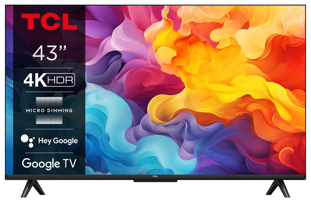 Смарт телевизор TCL 43P655 43" 4K Ultra HD LED HDR D-LED