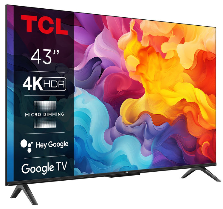 Смарт телевизор TCL 43P655 43" 4K Ultra HD LED HDR D-LED