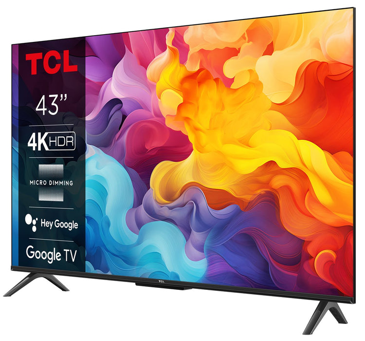 Смарт телевизор TCL 43P655 43" 4K Ultra HD LED HDR D-LED