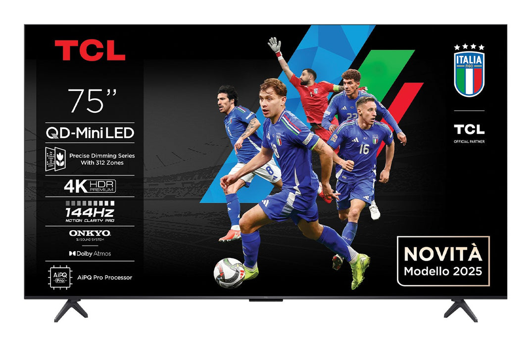 TCL Q6C 75Q6C Телевизор 190,5 cm (75") 4K Ultra HD Smart TV Wi-Fi Метален