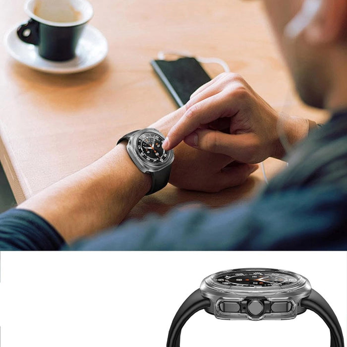 Калъф Tech-Protect Defense360 за Samsung Galaxy Watch Ultra (47 мм) - прозрачен