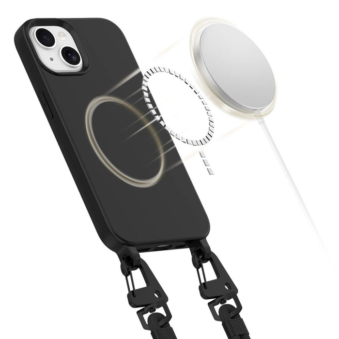 Калъф Tech-Protect MagNecklace MagSafe за iPhone 13 - черен