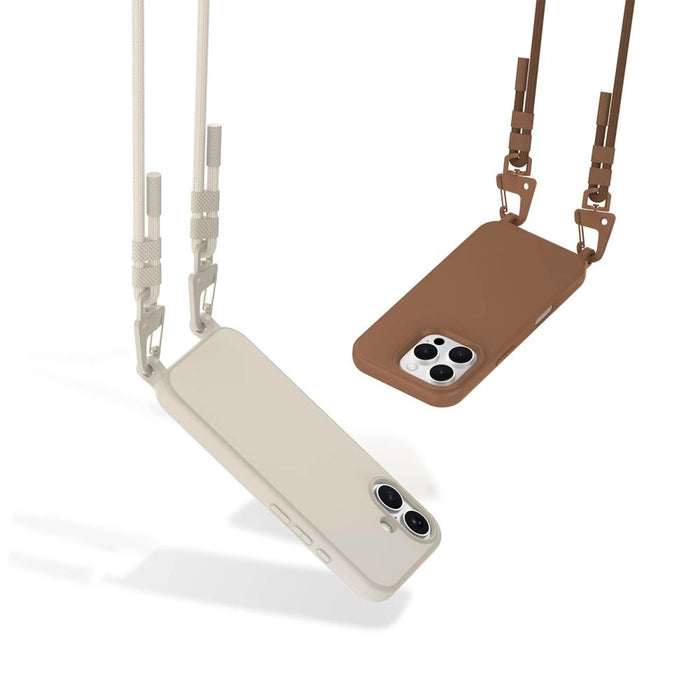 Калъф Tech-Protect MagNecklace MagSafe за iPhone 13 - кафяв
