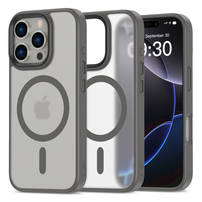 Калъф Tech-Protect MagMat MagSafe за iPhone 16 Pro Max - титаниев
