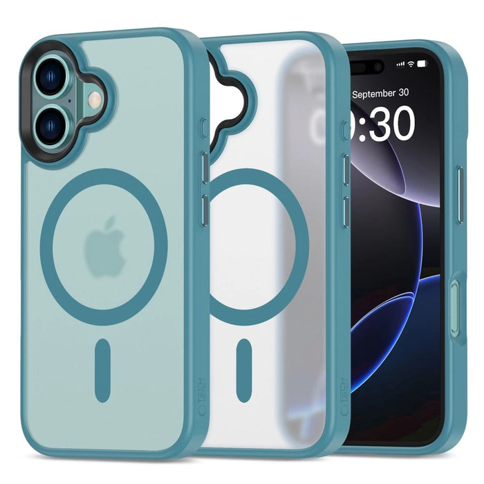 Калъф Tech-Protect MagMat MagSafe за iPhone 16 - син