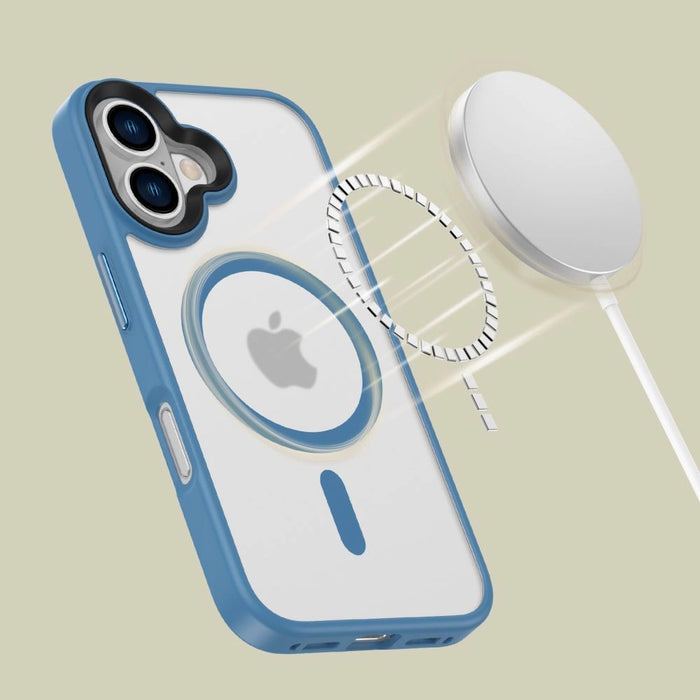 Калъф Tech-Protect MagMat MagSafe за iPhone 16 - син