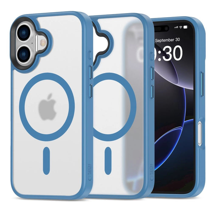 Калъф Tech-Protect MagMat MagSafe за iPhone 16 - син