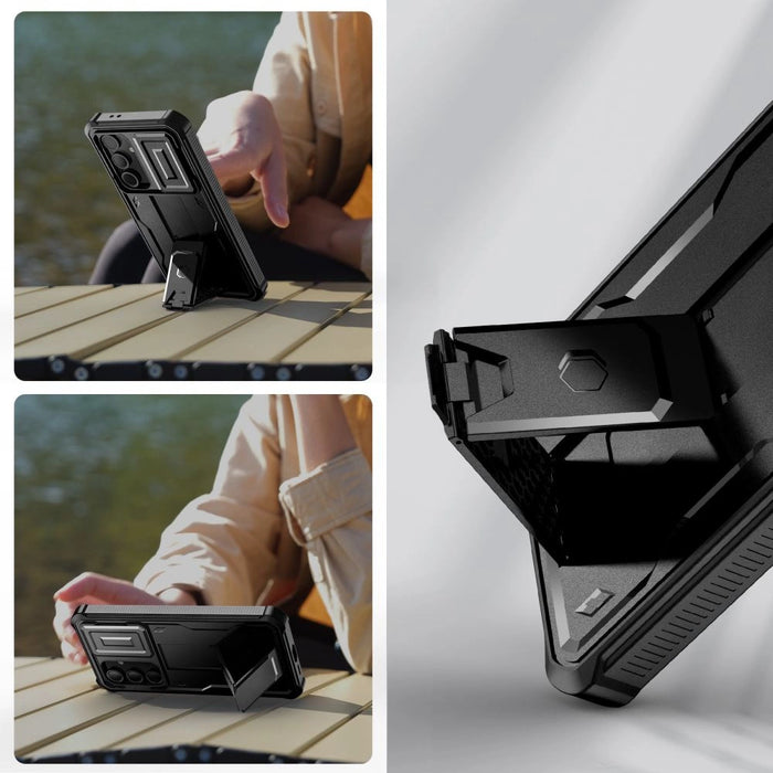 Калъф Tech-Protect Kevlar Cam+ за Samsung Galaxy S24 FE - черен