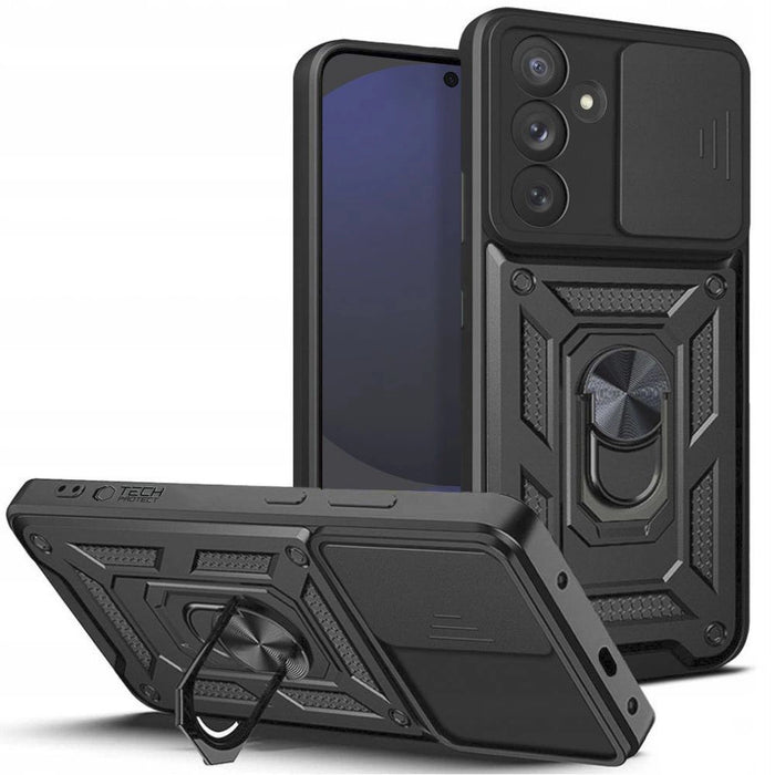 Калъф Tech-Protect CamShield Pro за Samsung Galaxy S24 FE - черен
