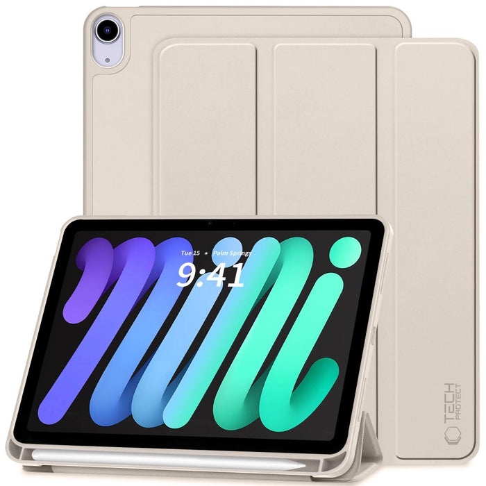 Калъф за писалка Tech-Protect SC за iPad Mini 6 / 7 / 2021-2024 - бежов