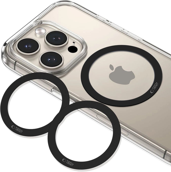 Tech-Protect MMP-110 2в1 MagSafe пръстен - черен / черен