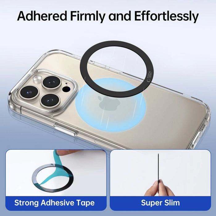 Tech-Protect MMP-110 2в1 MagSafe пръстен - черен / черен