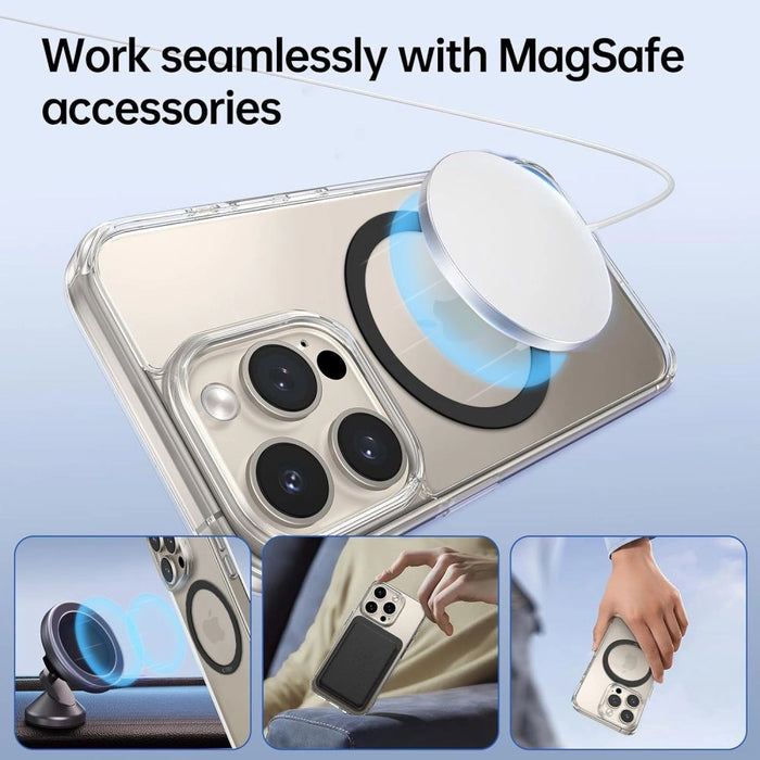 Tech-Protect MMP-110 2в1 MagSafe пръстен - черен / черен