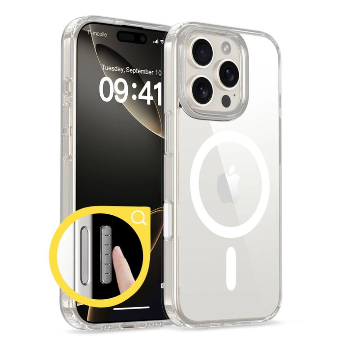 Калъф Tech-Protect Flexair Hybrid CC Magsafe за iPhone 16 Pro Max - прозрачен