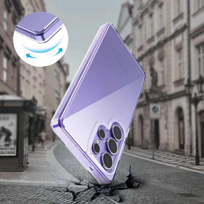 Хибриден калъф Tech-Protect Flexair за Samsung Galaxy S25 Ultra - прозрачен