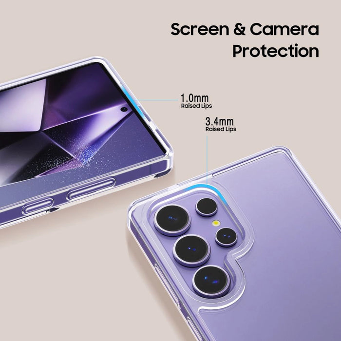 Хибриден калъф Tech-Protect Flexair за Samsung Galaxy S25 Ultra - прозрачен