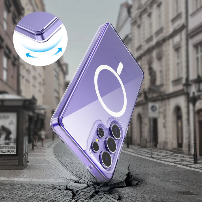 Калъф Tech-Protect FlexAir Hybrid MagSafe за Samsung Galaxy S25 Ultra - прозрачен