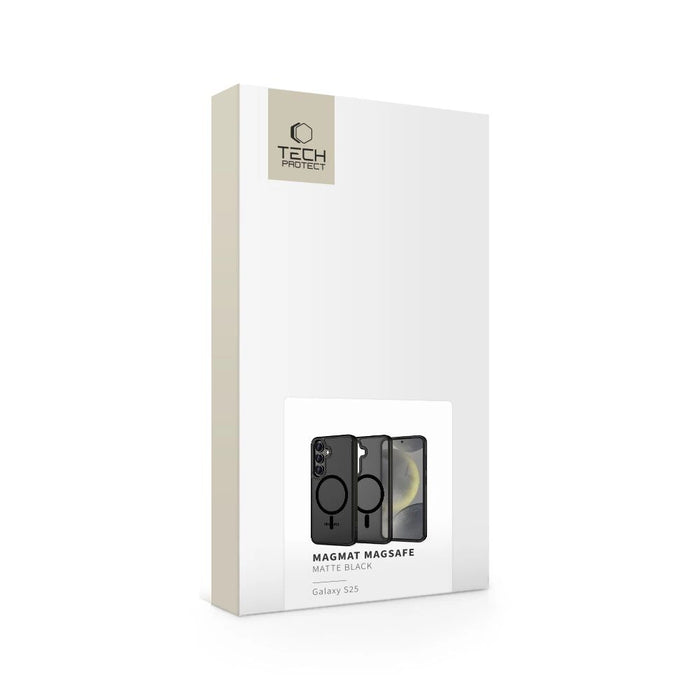 Калъф Tech-Protect MagMat MagSafe за Samsung Galaxy S25 - черен