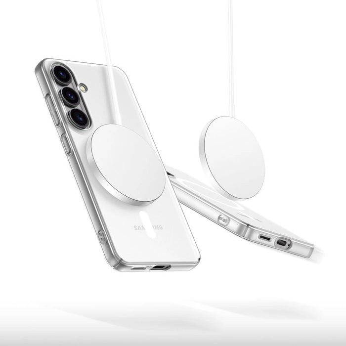 Калъф Tech-Protect MagSlim MagSafe за Samsung Galaxy S25 - прозрачен