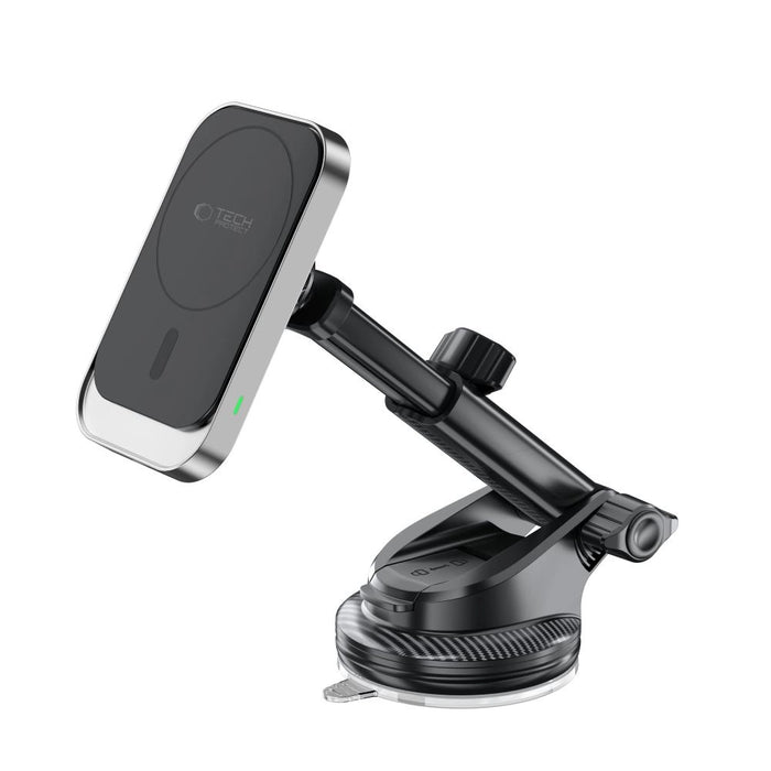 Стойка за кола Tech-Protect MM15W-V9 с MagSafe за табло и вентилационен отвор 15W - черна