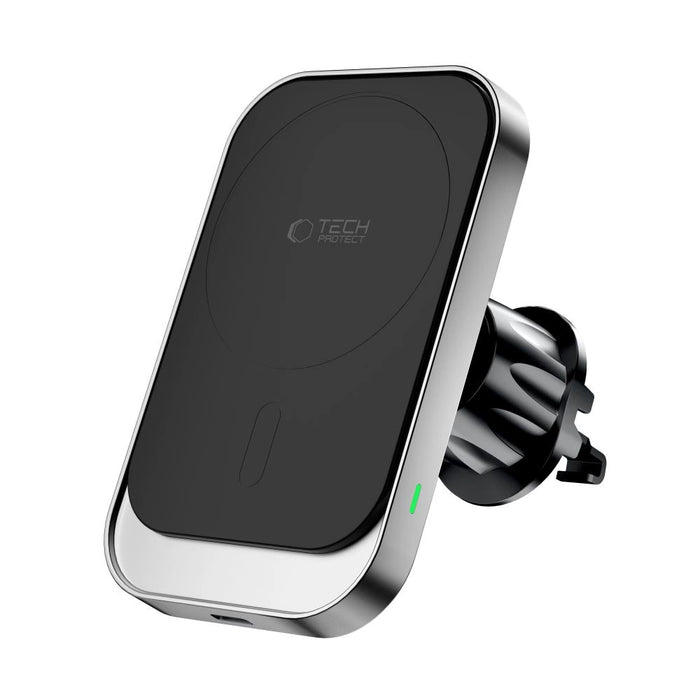 Стойка за кола Tech-Protect MM15W-V9 с MagSafe за табло и вентилационен отвор 15W - черна