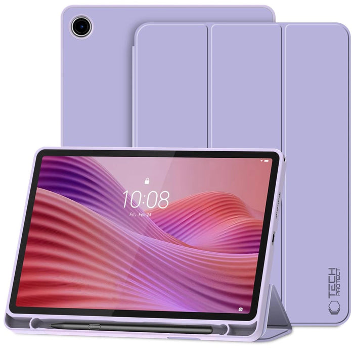 Tech-Protect SmartCase Pen за Lenovo Tab 10.1 TB-311 - Лилав