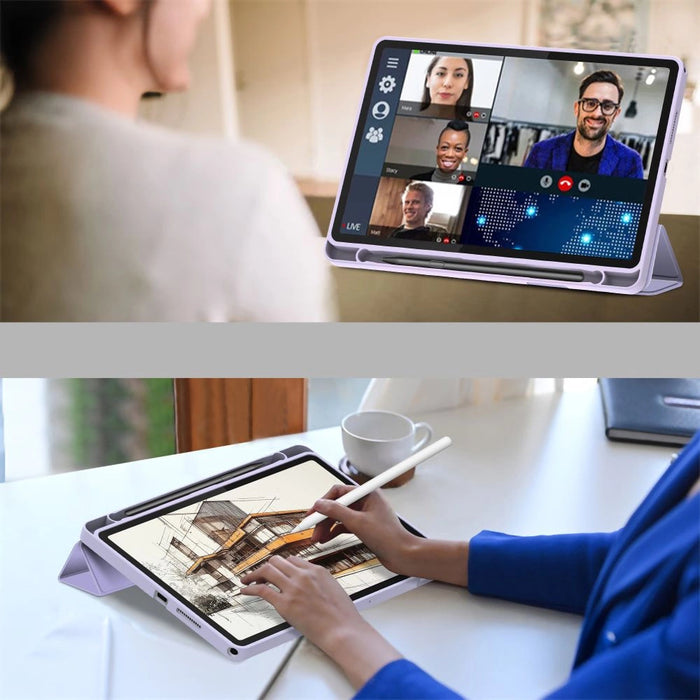Tech-Protect SmartCase Pen за Lenovo Tab 10.1 TB-311 - Лилав