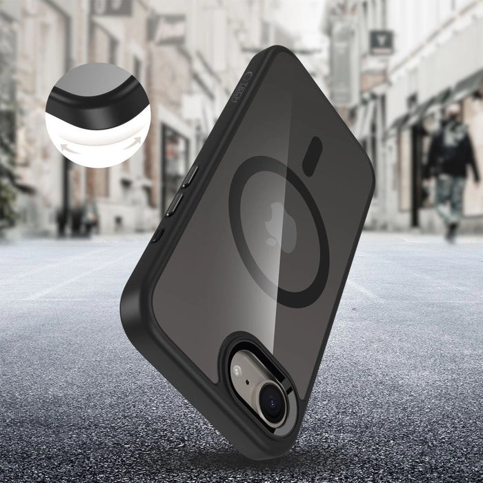 Tech-Protect MagMat MagSafe Case for Nothing Phone 3A - Clear-Black