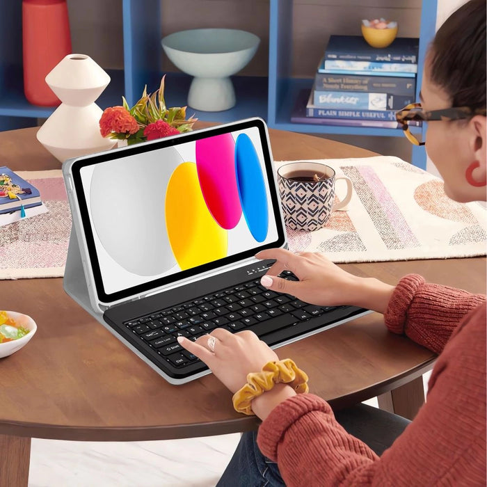 Калъф Tech-Protect SC Pen + Keyboard за iPad 10.9" 2022 (10th gen.) / 11" 2025 (11th gen.) - сив