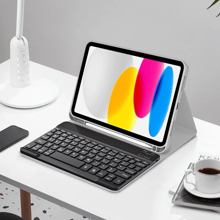 Калъф Tech-Protect SC Pen + Keyboard за iPad 10.9" 2022 (10th gen.) / 11" 2025 (11th gen.) - сив