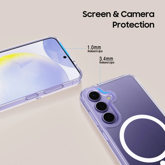 Tech-Protect FlexAir Hybrid MagSafe калъф за Samsung Galaxy S25 Edge - прозрачен