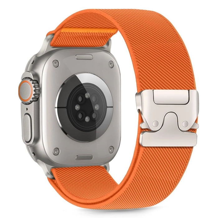 Tech-Protect найлонова закопчалка за Apple Watch 44/45/46/49 мм - оранжев